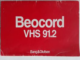 Beocord  VHS 91.2 Gebrauchsanweisung B&O