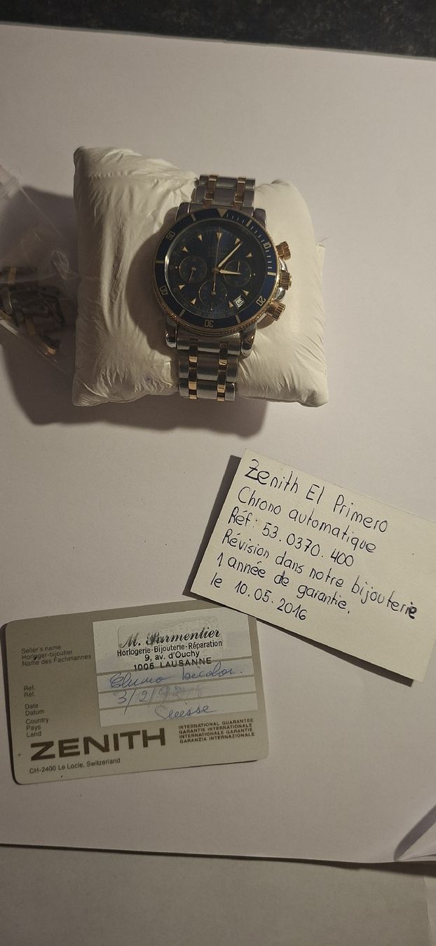 Zenith Orologi: Montre Zenith El primero Réf 53.0370.400 – Usato da Roche VD venduto da Monde001 5