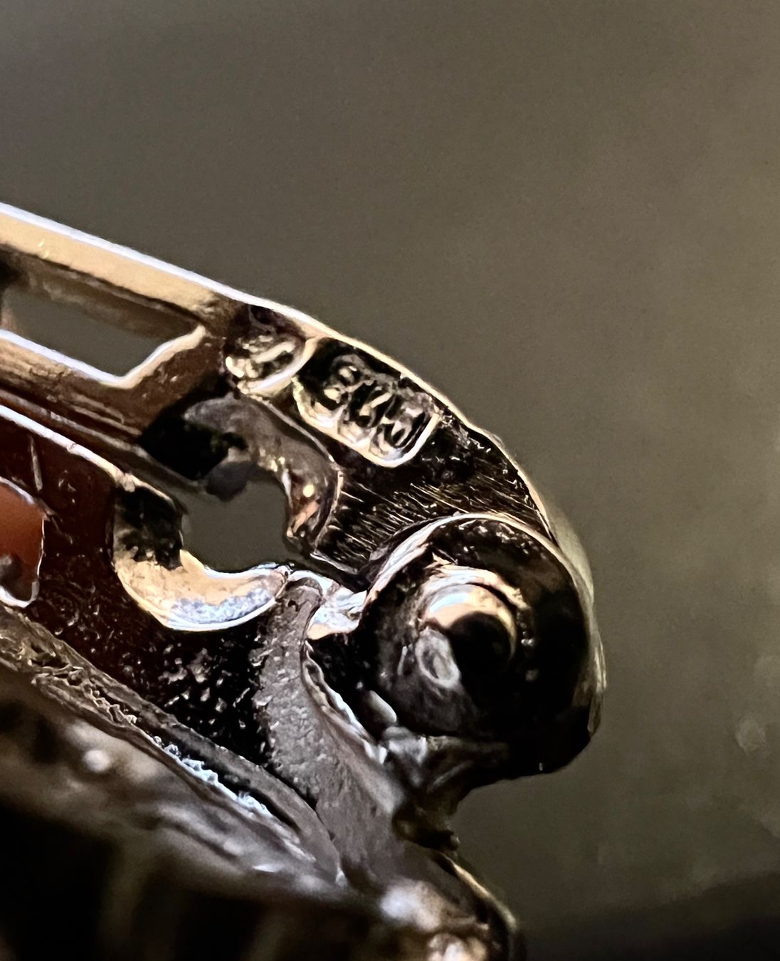 Broches & Aiguilles: Silber-Brosche mit Steinen – D'occasion à Chur par Penting1935 5