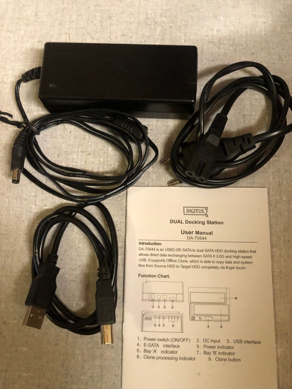Docking station: DUAL Docking Station DA-70544 / HDD-Sata II – Usato da Bern venduto da Fireblades 4