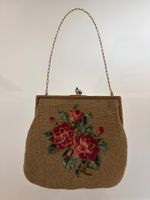 Antike Abendhandtasche Gobelin