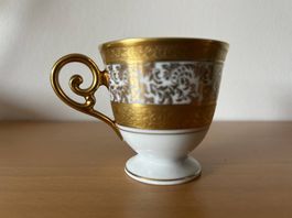 Vintage gold trimmed espresso cup