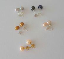 Süsswasserperlen Ohrstecker