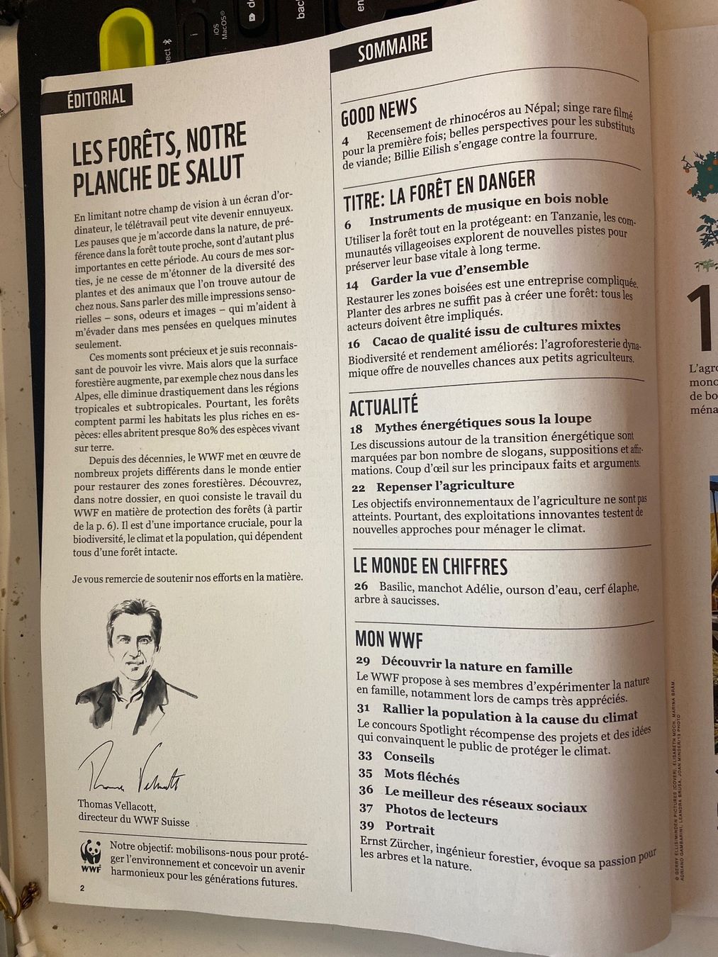 Riviste & Magazine: MAGAZINE WWF - JANVIER 2022 – Nuovo (secondo la descrizione) da Le Brassus venduto da cinema13 1