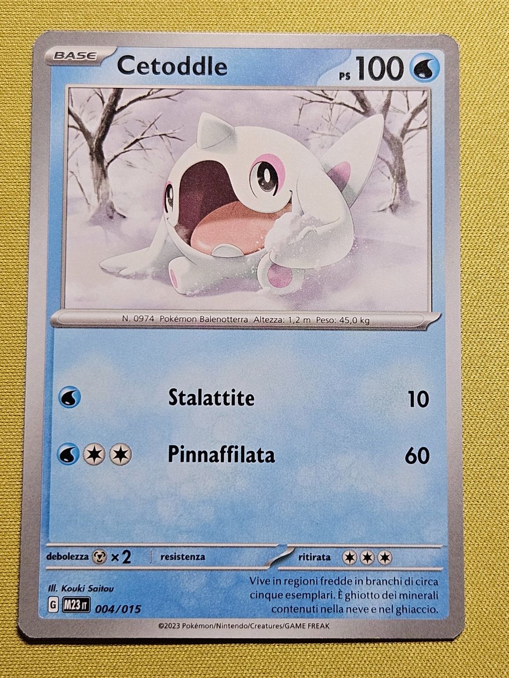 Pokémon Carte collezionabili: Mc Donald's 2023 - Cetoddle – Usato da Bellinzona venduto da Pokemarco