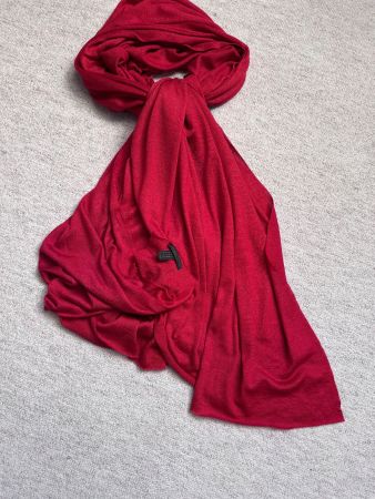 Grand Châle " Franco Ferrari " VIntage année 90 Schal rot