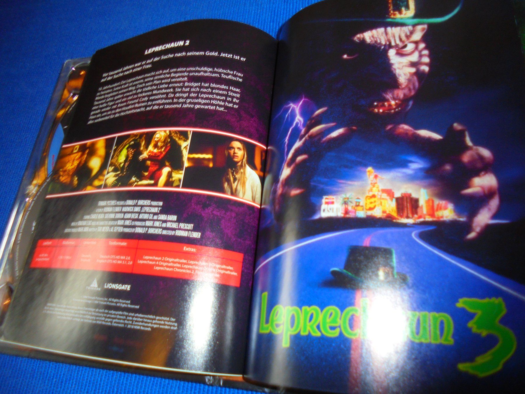 Alle DVDs: Leprechaun Coll. /watt. 5 DISC blu-ray /LIm. 292/500 – Neu (gemäss Beschreibung) aus Wattenwil von Firebird1 8