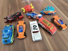 Konvolut Hot Wheels Spielzeugautos 9 Stück