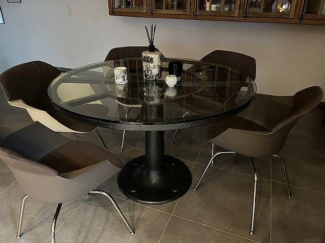 Tables: Table à manger style industriel – D'occasion à Hauterive NE par sofia66 2