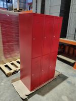 6-er Garderobenschrank Spind (duplex 1/2)