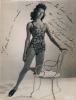 Aline Carola 1921-44 Autogramm signiert Foto 19x25cm