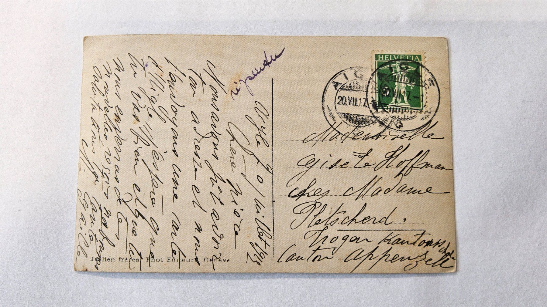 Cartoline postali: Ancienne carte postale, Aigle au Cloître – Usato da Malleray venduto da Frederic24 1