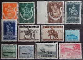 Belgien Lot mit alten Werten XVI