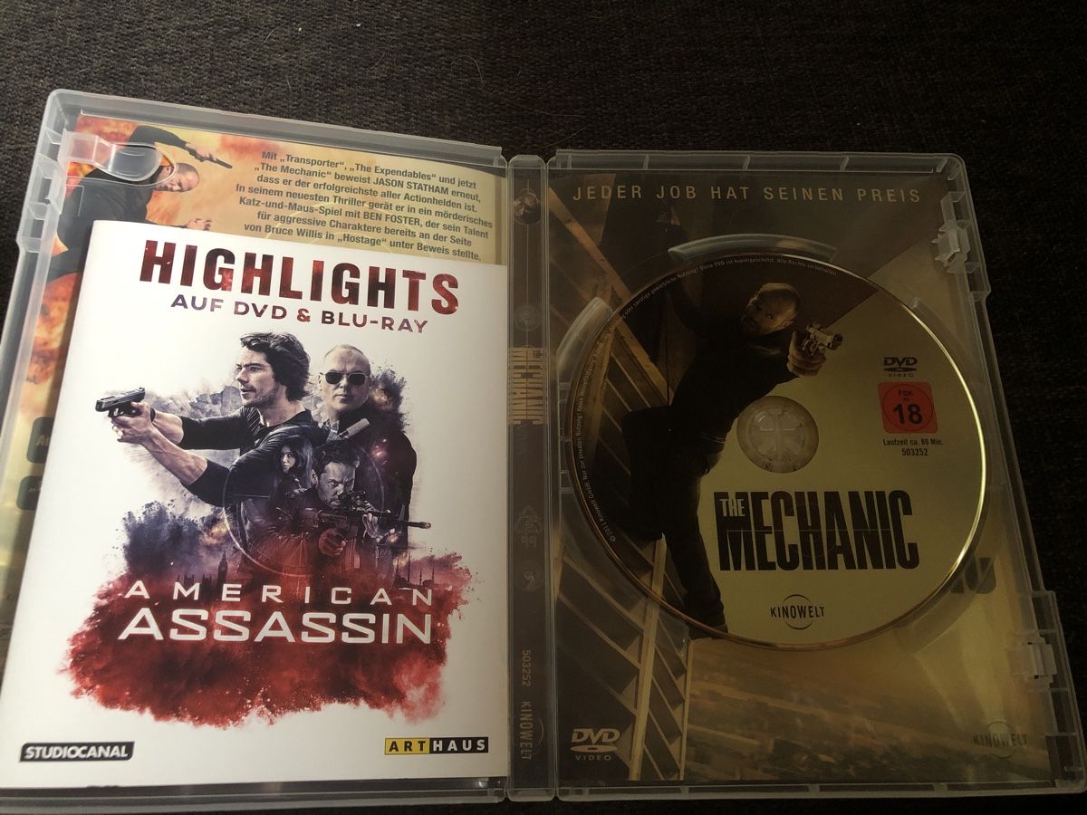 Tous les DVDs: DVD, THE MECHANIC – D'occasion à Balsthal par Katzenfan99 2