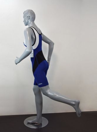 Asics Turnen Laufen Fitness/Jumpsuit Sport-Anzug/blau/Gr.M