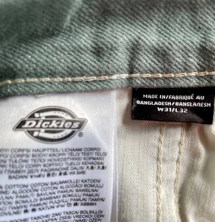 Jeans: Dickies Jeans grün W31 L32 – Usato da Zürich venduto da ele_hhb2 2