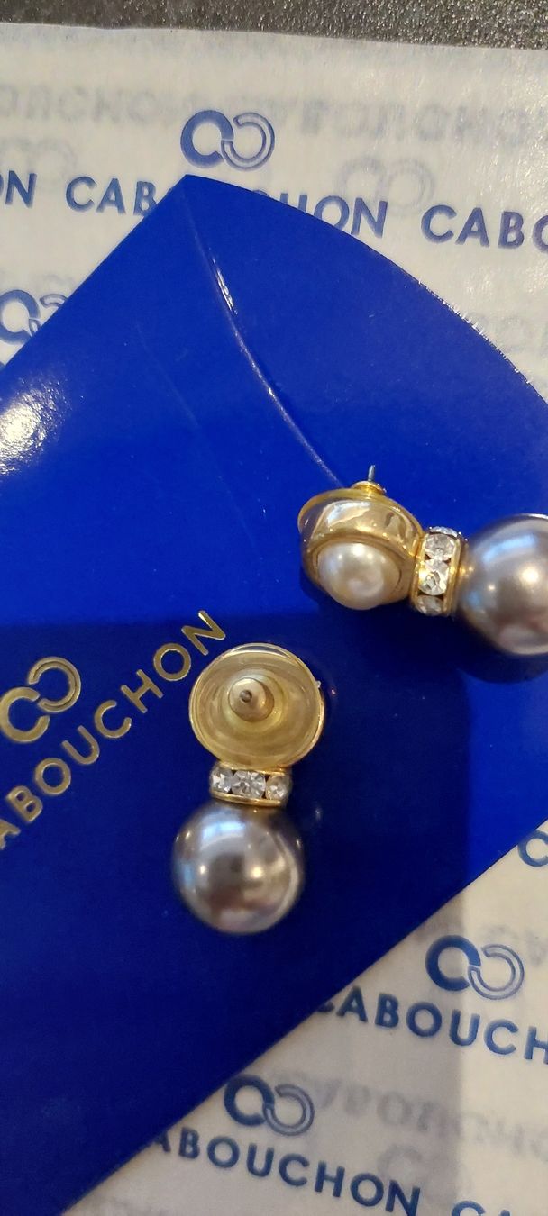 Orecchini pendenti & Orecchini a lobo: Neue Ohrstecker Cabouchon hochwertiger Modeschmuck Perlen – Nuovo (secondo la descrizione) da Muri AG venduto da nindo1 3