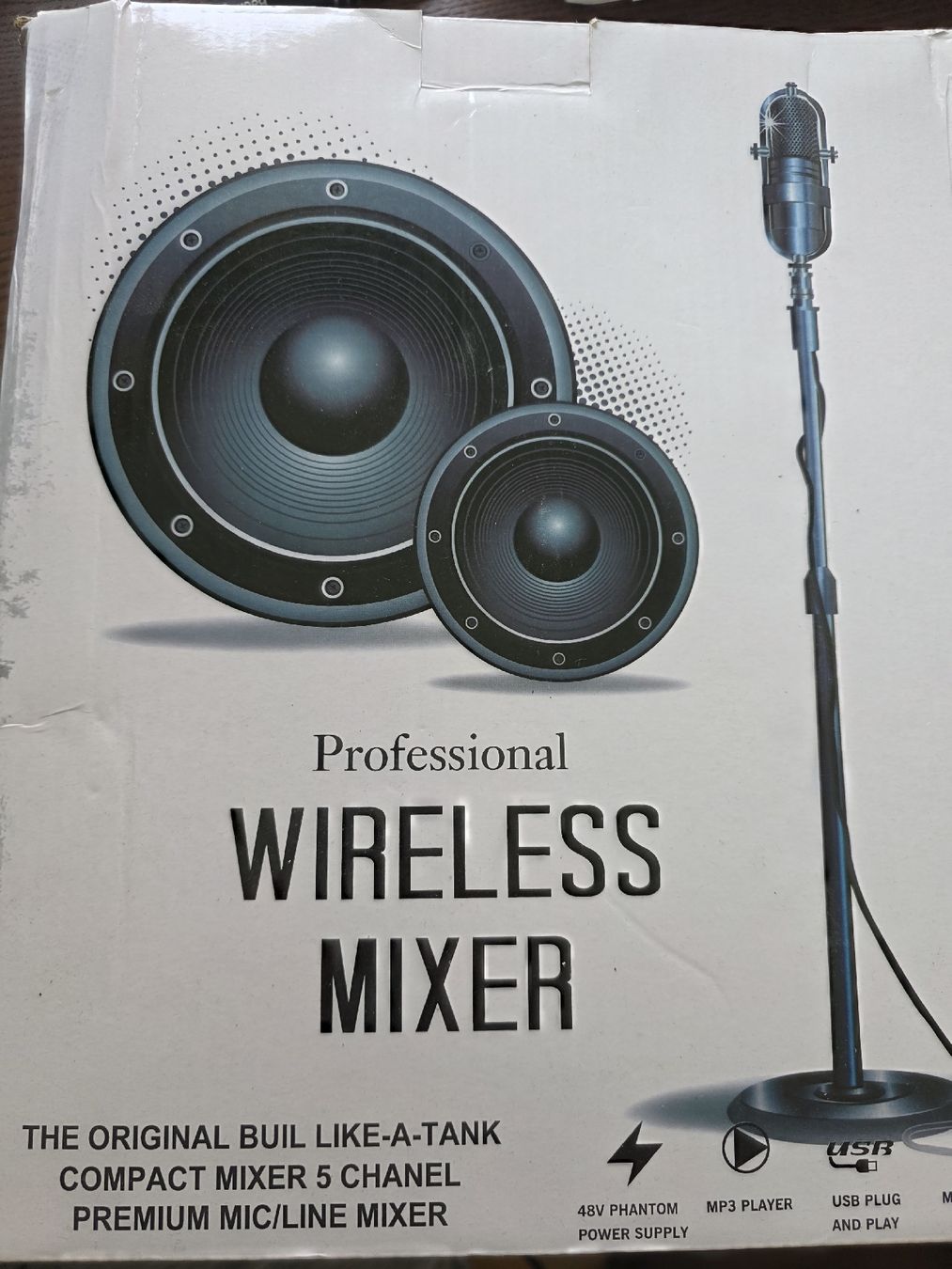 Console di mixaggio: 5-Channel Wireless Mixer with Effects & USB – Nuovo e nell'imballaggio originale da Dietikon venduto da ninuzzo28