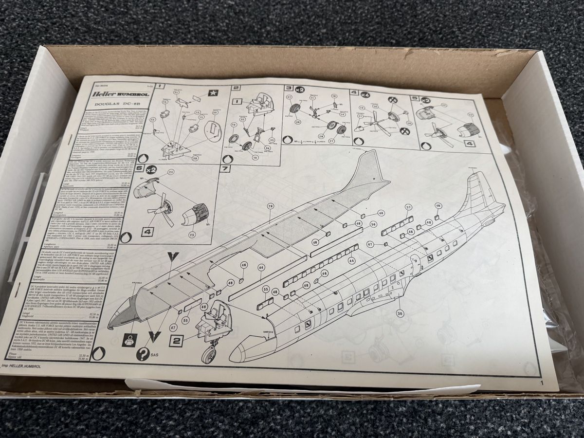 Kit di modellismo & Modellini statici: Douglas DC-6 B – Nuovo e nell'imballaggio originale da Lufingen venduto da Roeller 2