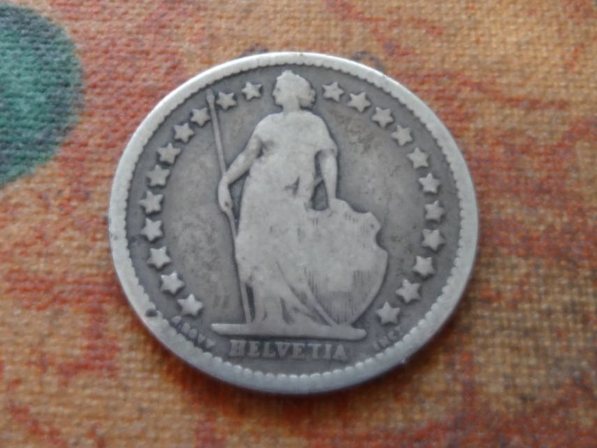 Alle Münzen: 1/2 Fr. 1879  (A) – Gebraucht aus Romanel-sur-Lausanne von Swift13 1