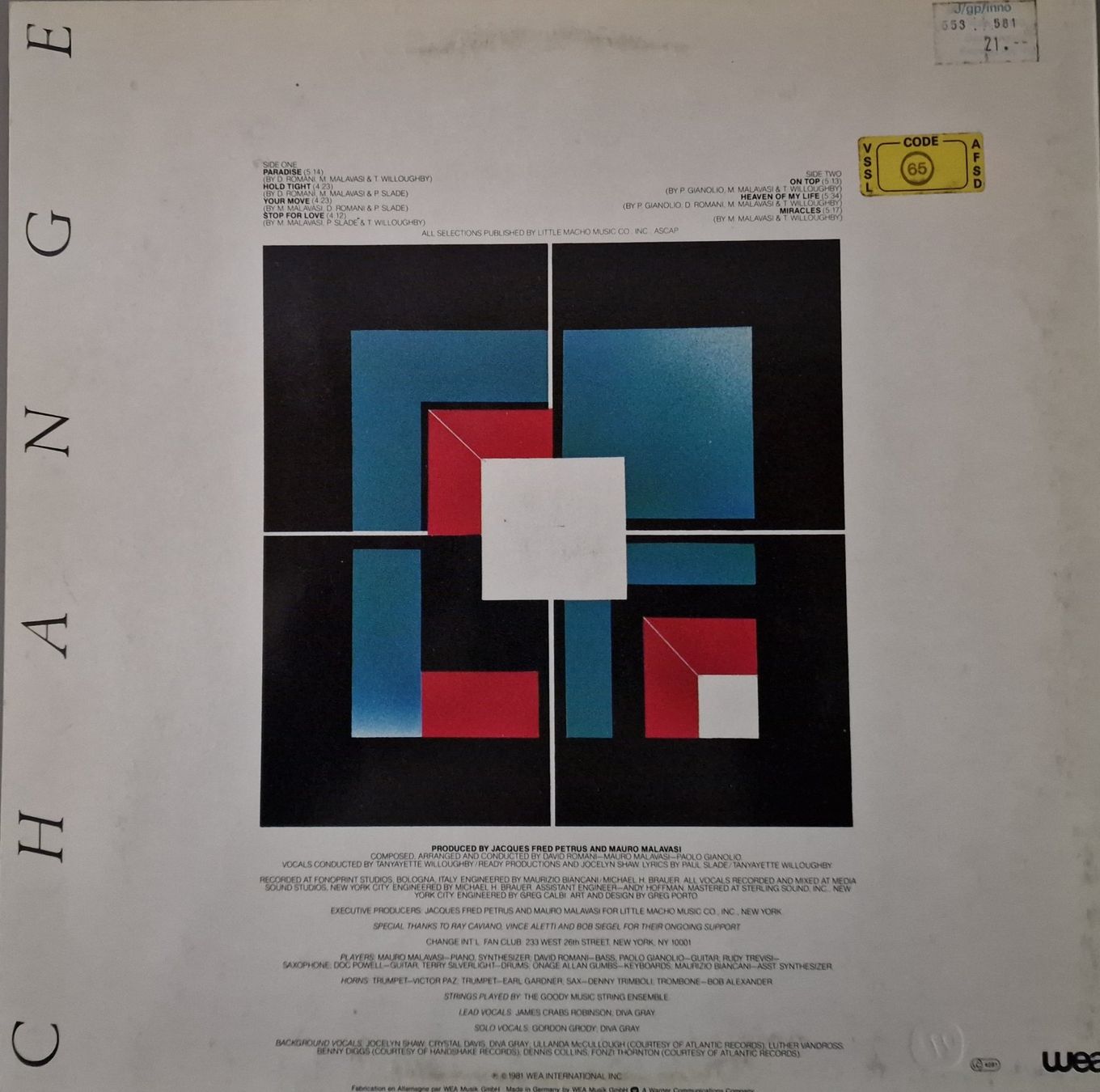 Schallplatten: Change LP – Miracles – Gebraucht aus Root von atelier22 1