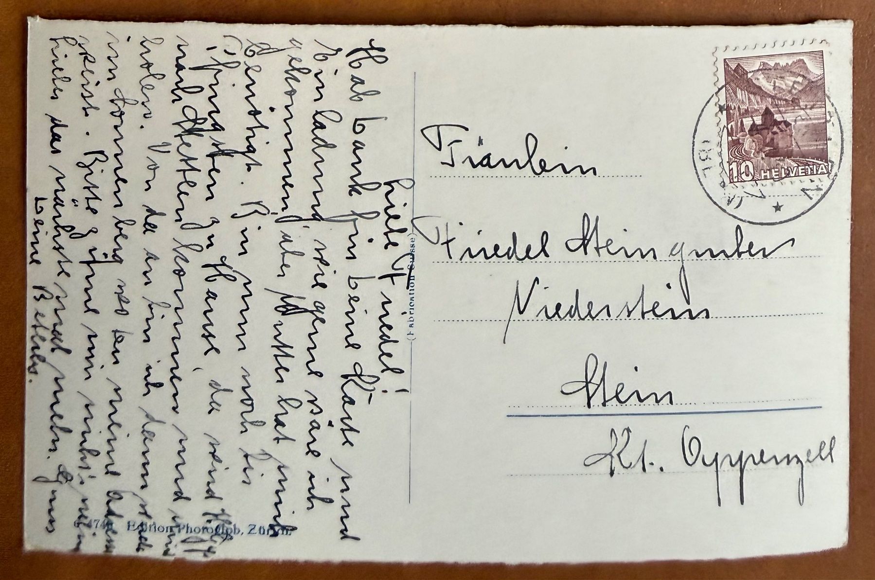 Cartoline postali: Furka - Grimselstrasse - Rhonegletscher 1940 – Usato da Lutry venduto da Ediego 1