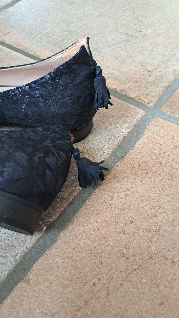 Scarpe da donna: Ballerina Leder blau Gr 39 – Usato da Zofingen venduto da Gabe0815 2