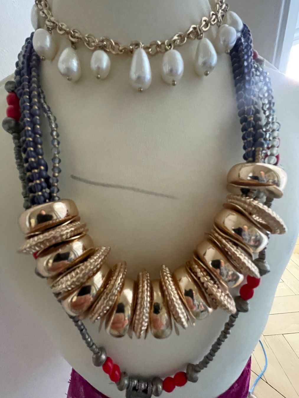 Sonstiger Schmuck: Modeschmuck Lot Ketten Neckmess – Gebraucht aus Zürich von Pudelkerne 1