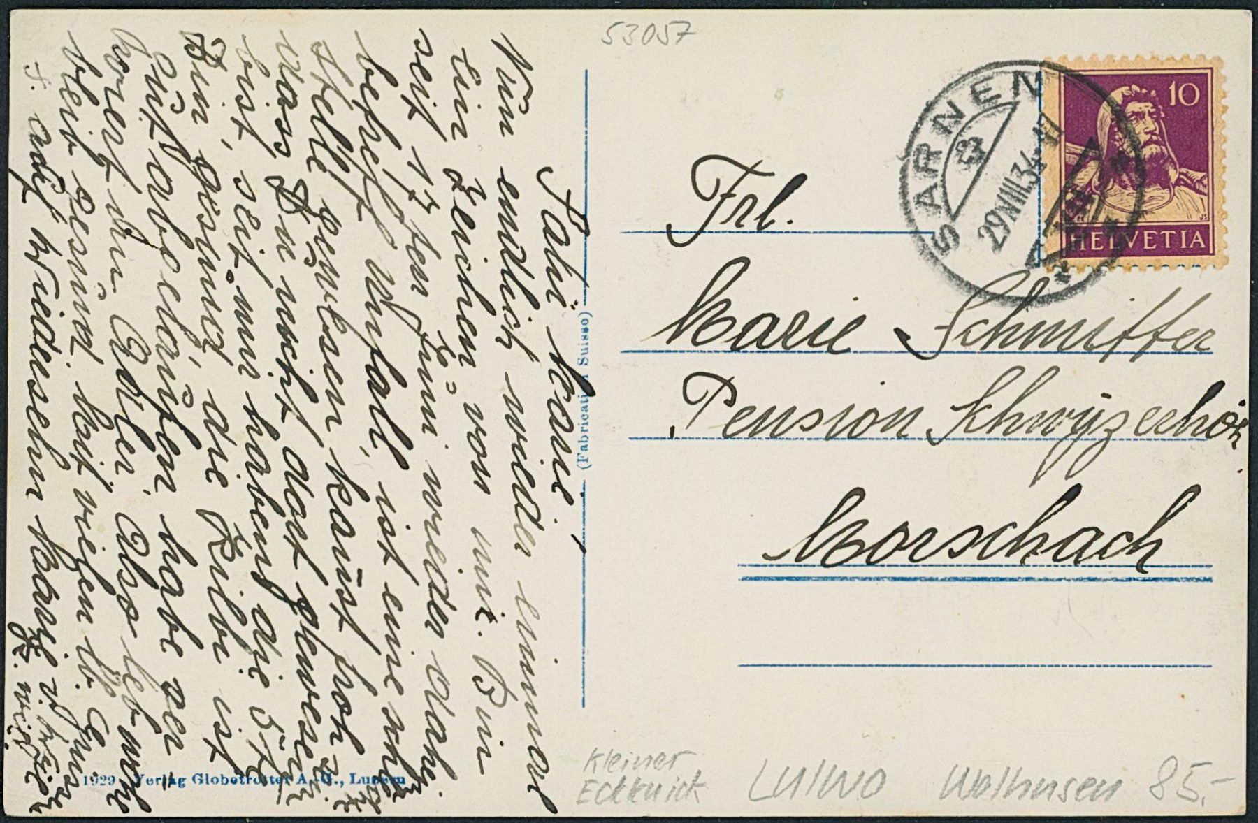 Cartoline postali: LU Wolhusen – Usato da Schindellegi venduto da masutka7 1