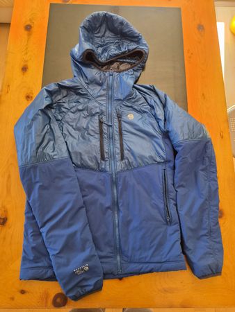Mountain Hardwear Kapuzenjacke blau Grösse S