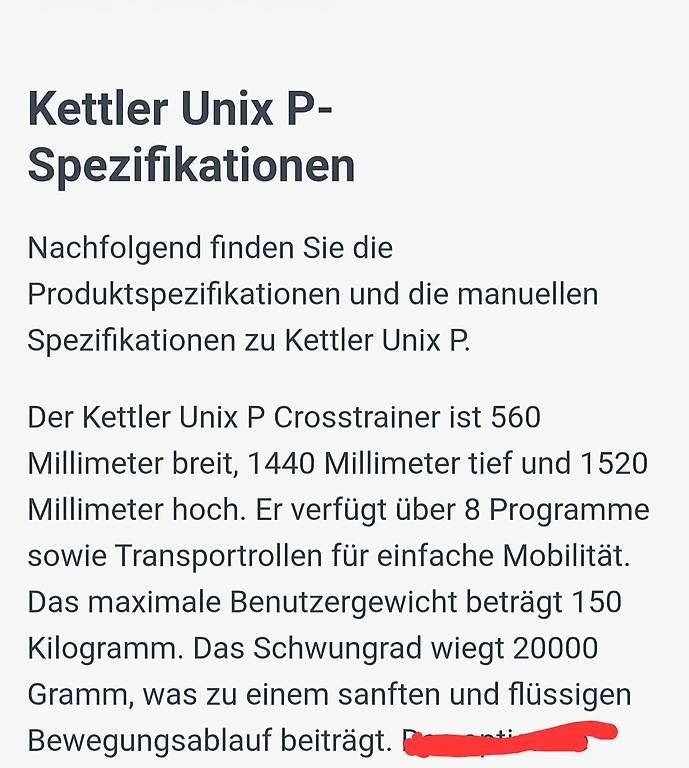 Hometrainer: KETTLER Crosstrainer – Gebraucht aus Wiedlisbach von lar_5kdx 2