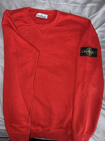 Stone Island Sweatshirt Rot Gr. XXL