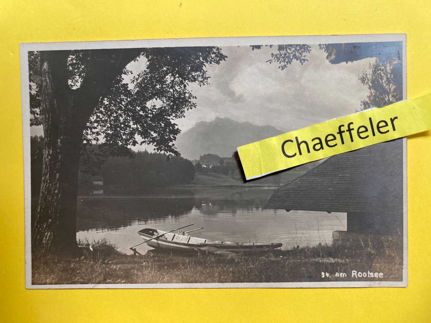 Ansichtskarten: 34. am Rootsee – Gebraucht aus Zürich von Chaeffeler