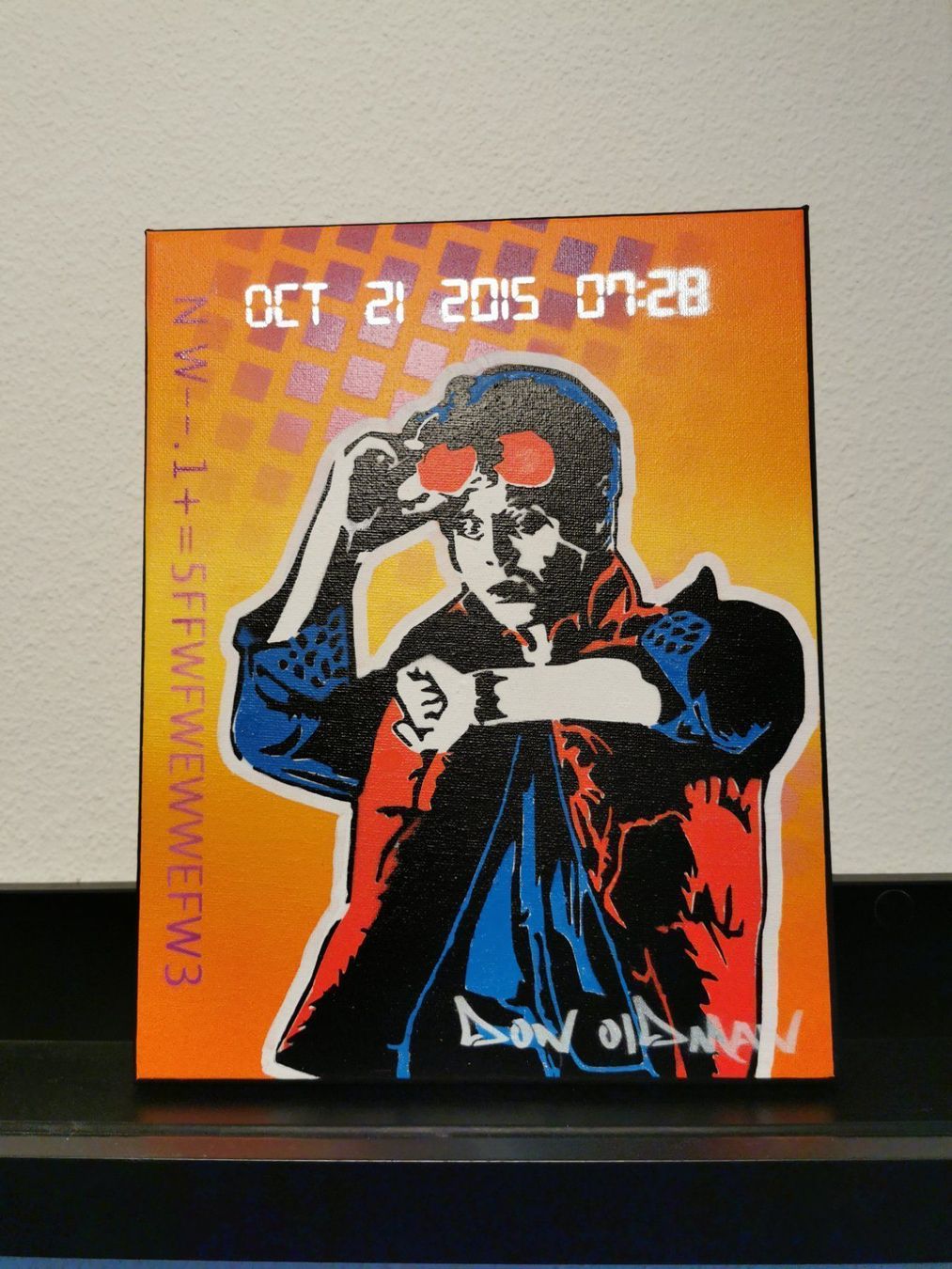 Gemälde: Back To The Future Pop Art auf Leinwand – Neu (gemäss Beschreibung) aus Thalwil von Dragonfruit 2