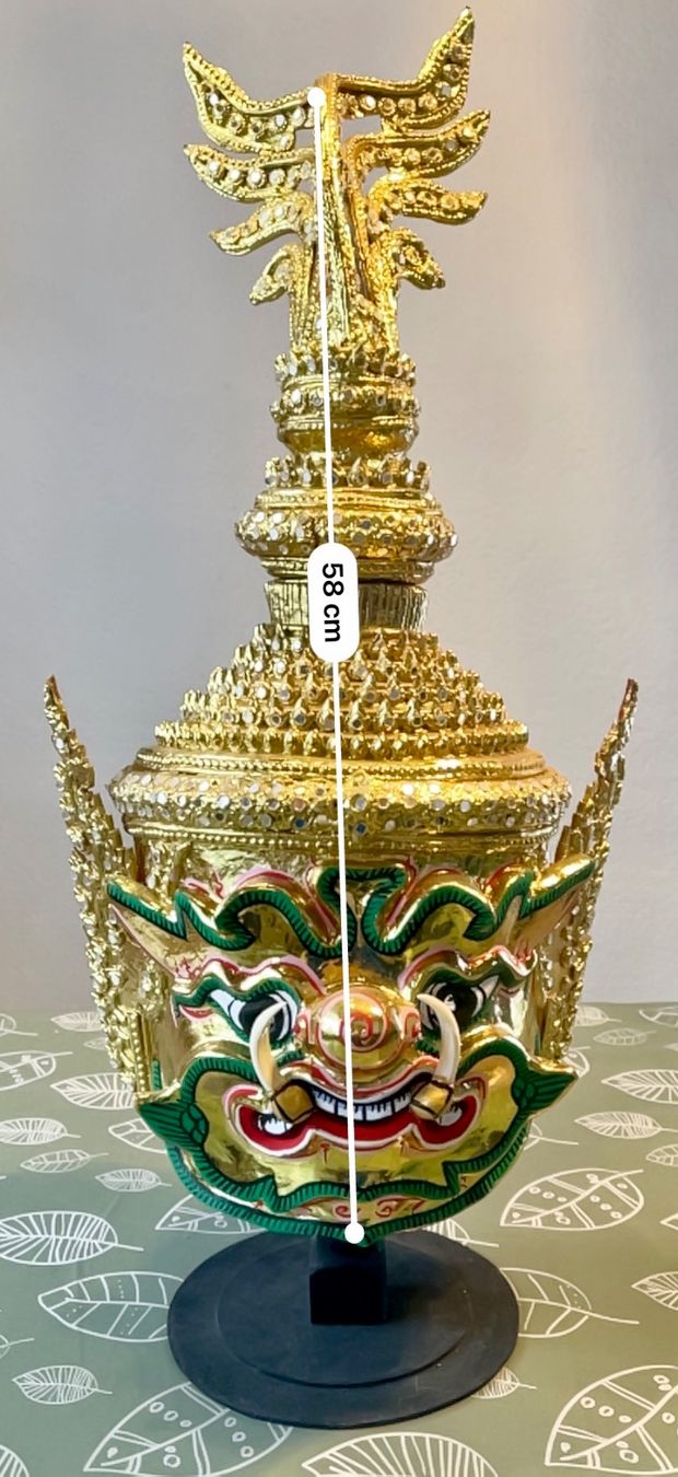 Tutte le decorazioni: Thai Khon Maske Deko / Farbe Gold – Usato da Uffikon venduto da san123day 1