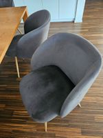 Schalenstuhl Yves grau 6Stk.
