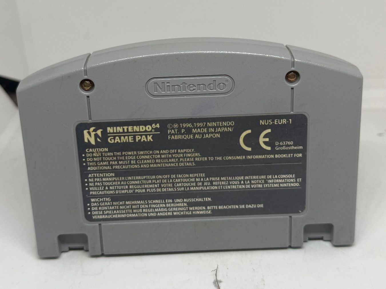 Nintendo Giochi: 007 Goldeneye Nintendo 64 N64 – Usato da Dietlikon venduto da NESFEVER 1