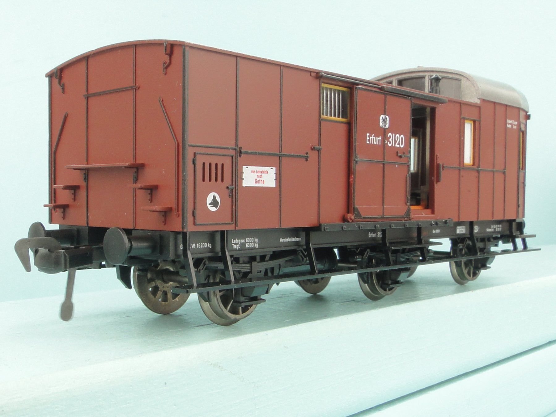 Fleischmann Modellini di ferrovie: Fleischmann 5810 Gepäckwagen Erfurt – Usato da Bülach venduto da cann11 5