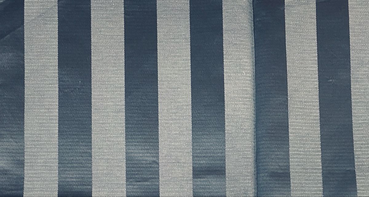 Tessuti: Stoff blau - Glanz gestreift, 144cm x 133cm – Nuovo (secondo la descrizione) da Flawil venduto da sonnengeist 5