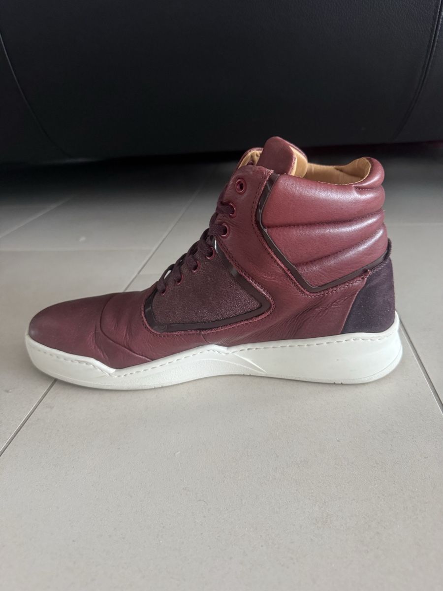 Navyboot Scarpe da uomo: Navyboot Bordeauxrot High-Top Sneakers, Grösse 45 – Usato da Zug venduto da zla_t2vr 4