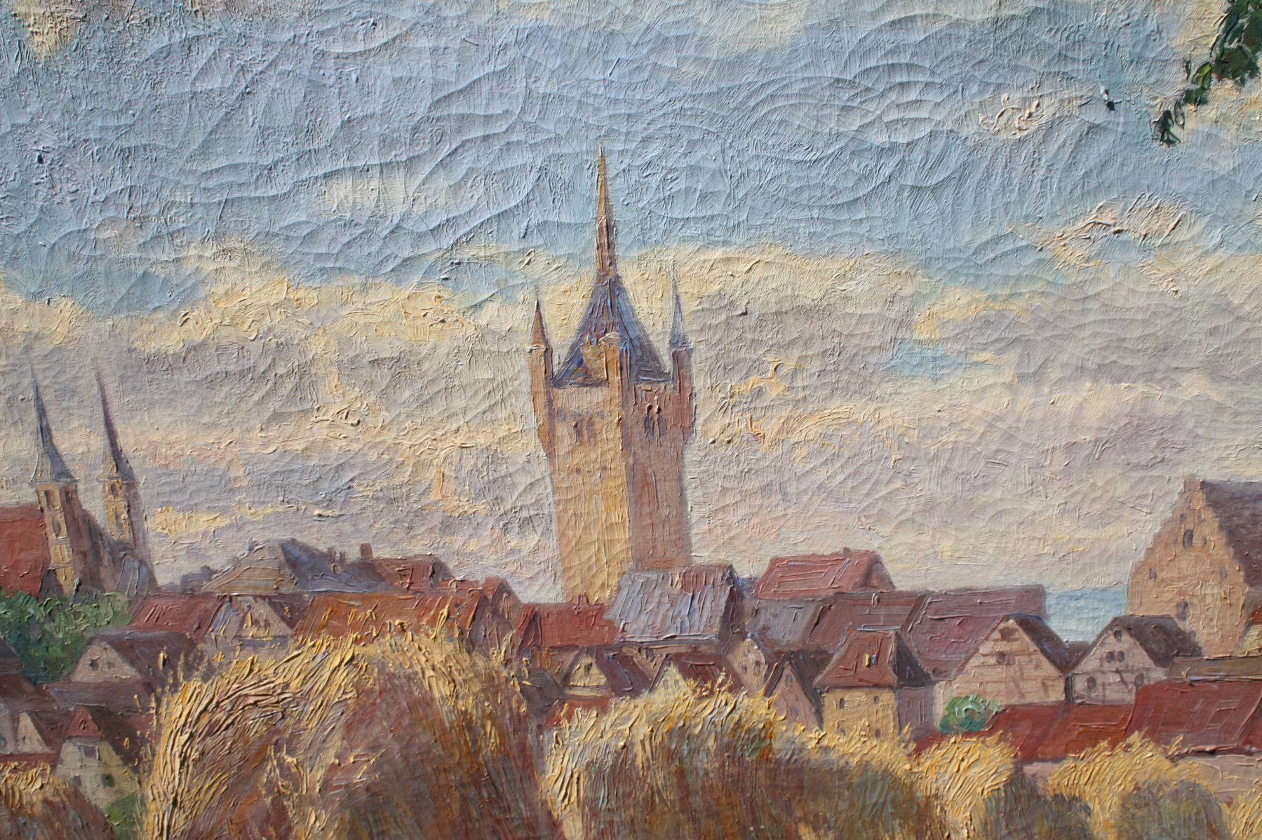 Dipinti: Landschaft Fritz Osswald – Usato da Altstätten SG venduto da sulim 2