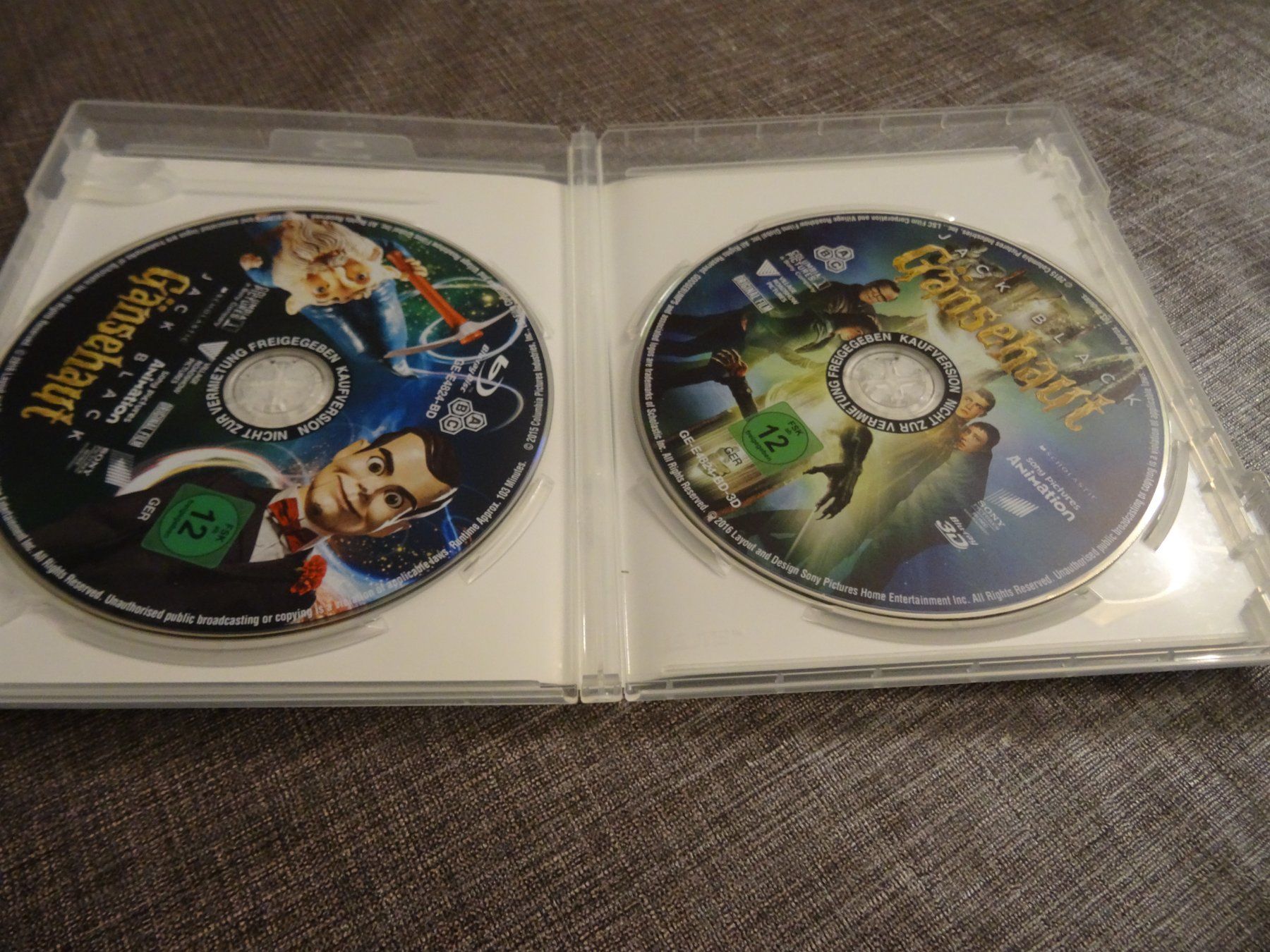 Alle DVDs: Blu-ray 3D + Blu-ray Gänsehaut – Gebraucht aus Olten von Disc-Verkauf 1