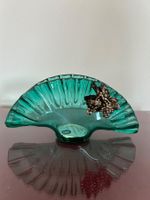 Murano Glas Schale Traube gruen neuwertig