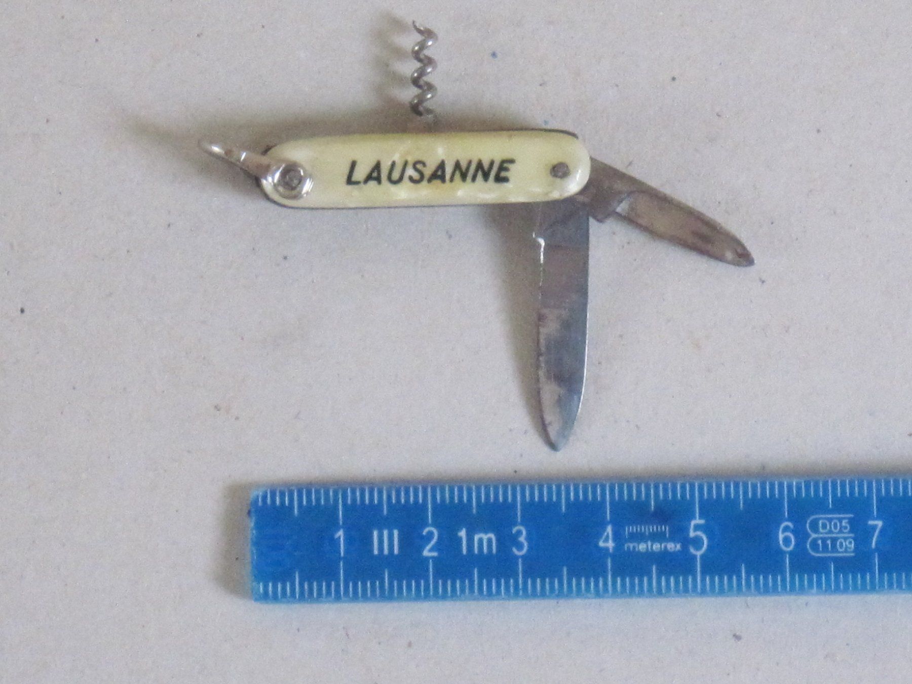 Coltelli tascabile: Sackmesser Werbung Lausanne Metropole – Usato da Feuerthalen venduto da mam_5l7b 4