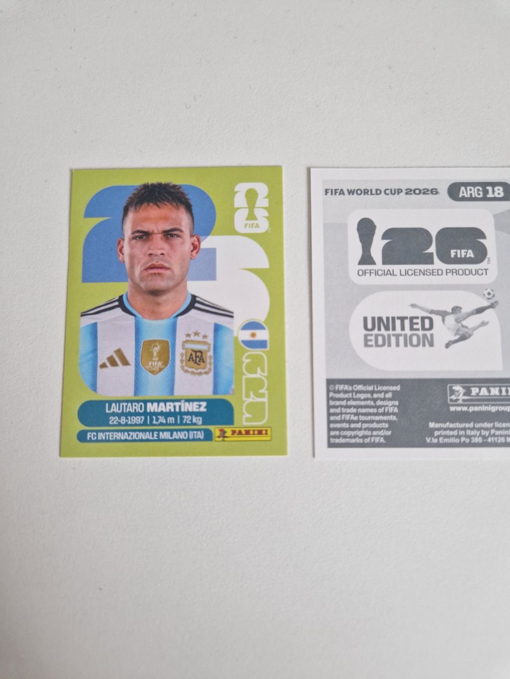 Panini Carte collezionabili: Panini Sticker ARG18 – Nuovo (secondo la descrizione) da Stüsslingen venduto da white_angel86