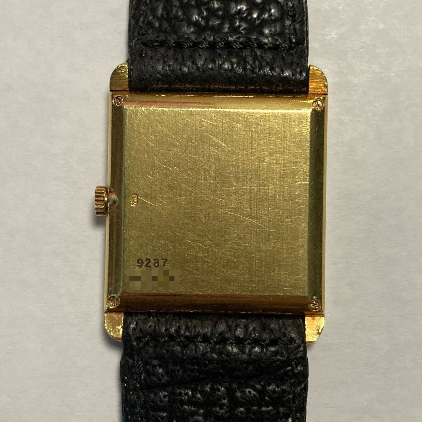 Piaget Orologi: Piaget Tank Black Dial - ref. 9287 - 18k yellow gold – Usato da Genève venduto da arisol 2