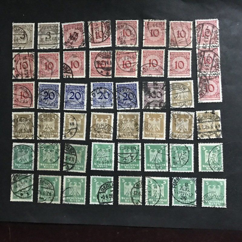 Alle Briefmarken: Deutsches Reich 1923/36 kl. Sammlung gest – Gebraucht aus Uitikon Waldegg von Gooddeal05