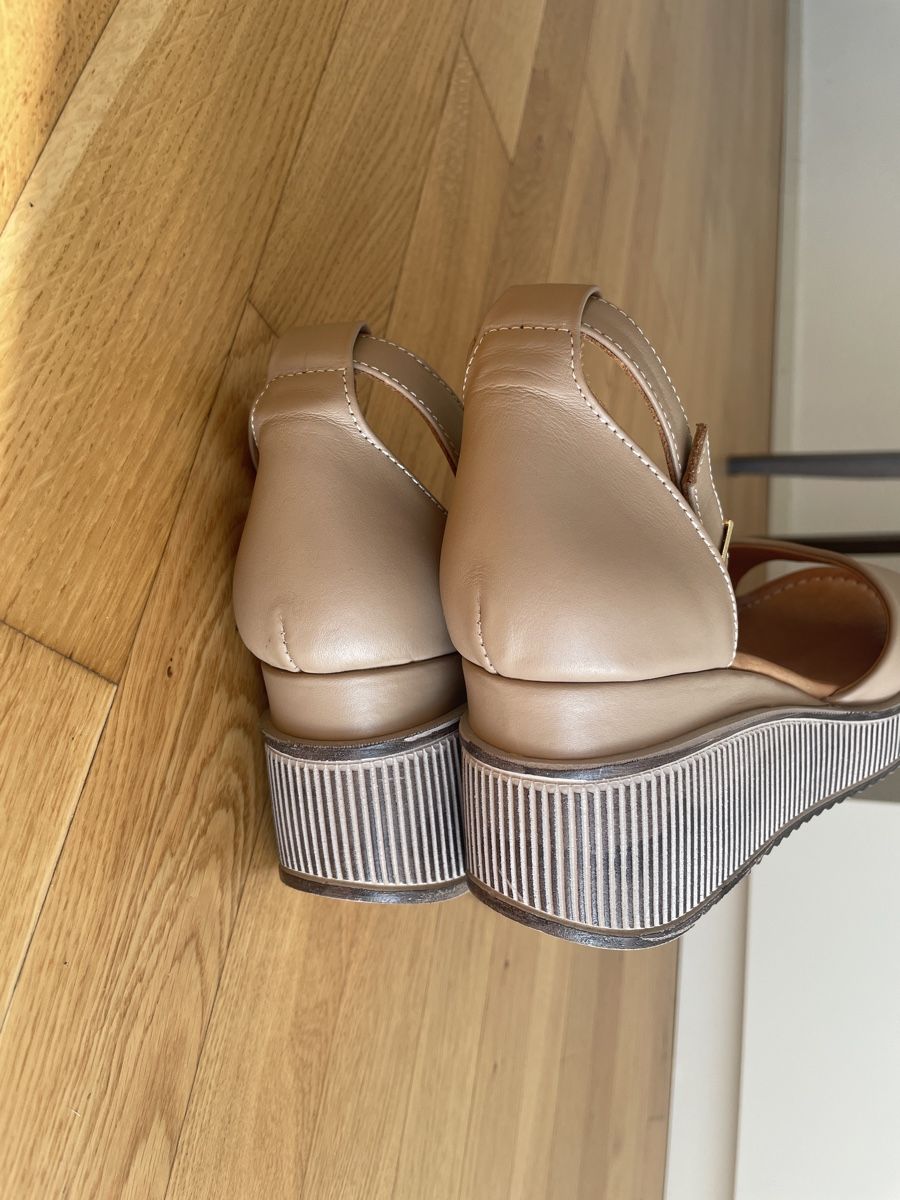 Damenschuhe: Leather platform sandal shoes 37 – Neu (gemäss Beschreibung) aus Zug von dmjtita 6