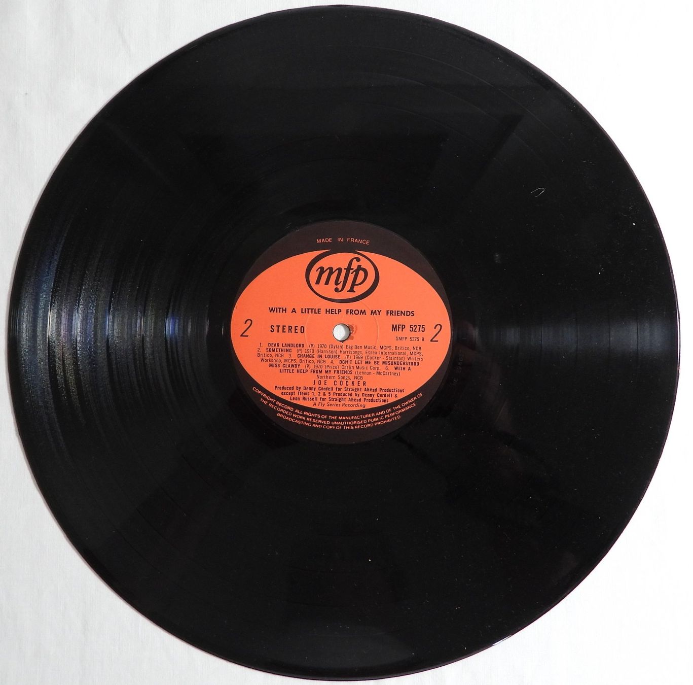 Dischi in vinile: Joe Cocker LP With a Little Help From My Friends – Usato da Dübendorf venduto da mar_85sd 4