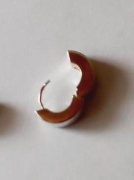 Orecchini pendenti & Orecchini a lobo: 2 Creolen Ohrhänger Silber. – Nuovo e nell'imballaggio originale da Winistorf venduto da acreativ 2